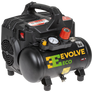 EVOLVE  6 LITRE SILENT AIR COMPRESSOR COMPLETE WITH HOSE AND FITTINGS